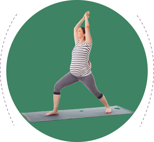 Prenatal yoga benefits diagram
